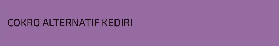  COKRO ALTERNATIF KEDIRI